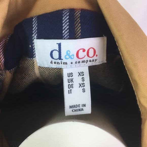 Denim&Co hi lo snap button Jacket Yellow Gold XS - Picture 12 of 13